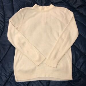 Vintage Wool Blend Mock Neck Sweater